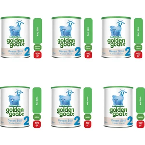 Golden Goat 2 Keçi Sütü Bazlı Bebek Sütü 400 Gr*6 Kutu