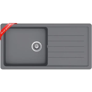 Ukınox Valente D-100L Gri Granit Eviye