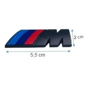 Bmw M Logo Çamurluk Logosu (Siyah)