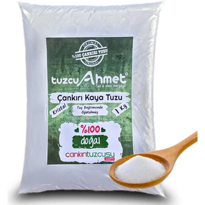 Kristal Çankırı Kaya Tuzu 1 kg Taş Değirmende Öğütülmüş