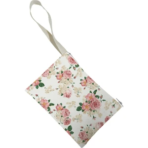 Unisex Retro Gül Desenli Portföy Clutch Çanta