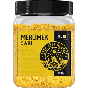 Idolagro Yerli Sarı Mercimek Premium Pet 1000 gr