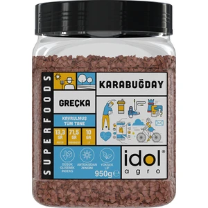 Idolagro Karabuğday / Greçka Superfoods Düşük Gi, Yüksek Lif, Kavrulmuş Tüm Tane  950 gr