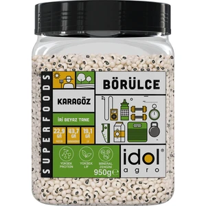 Idolagro Börülce Karagöz Superfoods Yüksek Protein + Lif, Iri Tam Tane 950 gr