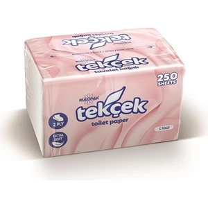 Tekçek Tuvalet Kağıdı 2 Katlı 24 x 250 Yaprak