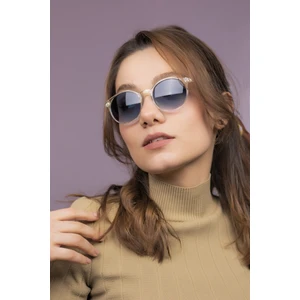 Niobe Kristal Degrade Mavi Unisex Güneş Gözlüğü