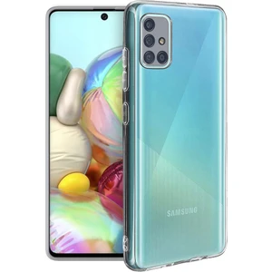Fitcase A71 (A715) Kılıf Kamera Korumalı Silikon Şeffaf Arka Kapak