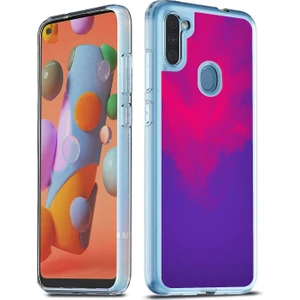 Samsung Galaxy A11 (A115) Kılıf Neon Likit Silikon Arka Kapak