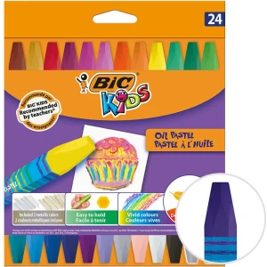 EKS Ticaret Bic Kids 926447 Yağlı Pastel Boya 24'lü Paket