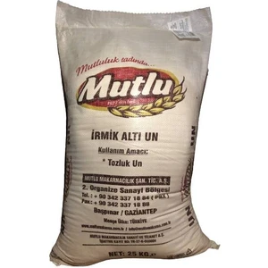 Mutlu Makarna Mutlu Tozluk Irmik Altı Sarı Un 25 kg