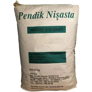 Pendik Nişasta Pendik Mısır Nişastası 25 kg