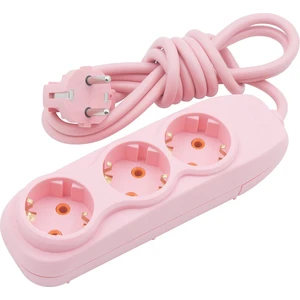 Quattro Pembe 3'lü Topraklı Grup Priz 2 Metre