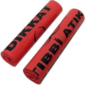 Tıbbi Atık Poşeti x 5 Paket 80 x 110 (500 gr)