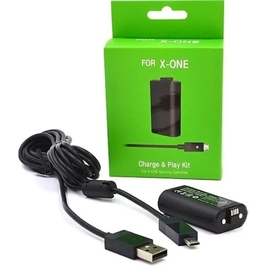 Xbox One Şarj Kiti Xbox One Play & Charge Kit Gamepad Batarya