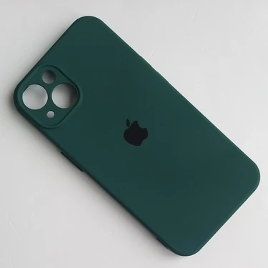 Pirok Store Apple iPhone 13 Kamera Korumalı Lansman Içi Kadife Silikon