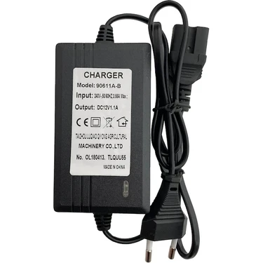 Oddity Akülü İlaçlama Makinesi 12V 1.1A Şarj Adaptörü | Veta, Baco, HB Garden, Hyundai, Türkoğlu