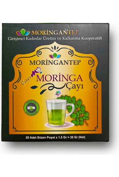 Moringantep Çayımo Saf Moringa Çayı (20'li Süzen Poşet)