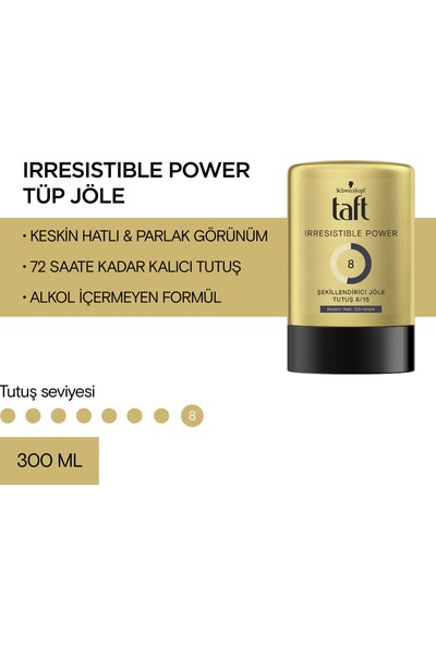 Taft Irresistible Power Jöle 300 ml