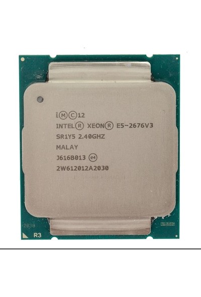 Intel Intel® Xeon E5-2676 V3 Işlemci (30M Önbellek 2.40 GHz 3.0 GHz Turbo) Lga 2011