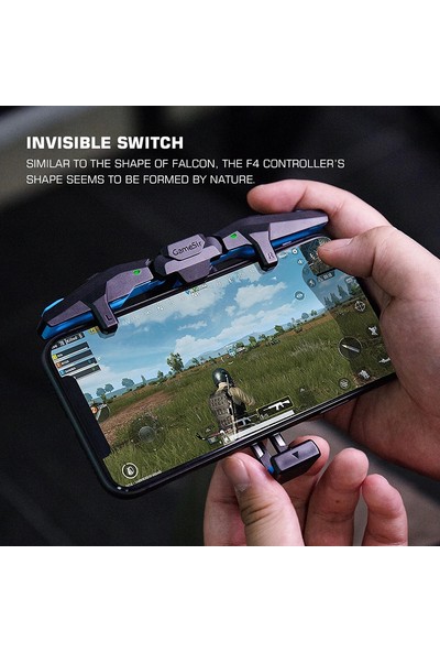 Gamesir F4 Falcon Pubg Mobil Oyun Kontrolörü Apple iPhone Android Telefon Için Görev Çağrısı Gamepad Joystick Düğmesini Tetikler (Yurtdışından) (Yurt Dışından)