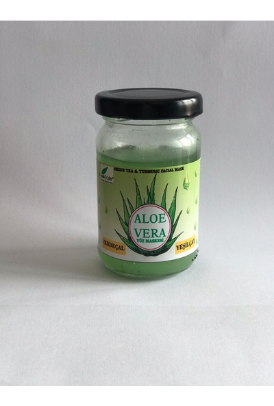 Melexder Aloe Vera Yüz Maskesi(Zerdeçal&yeşil Çay)-Green Tea &turmeric Facial Mask