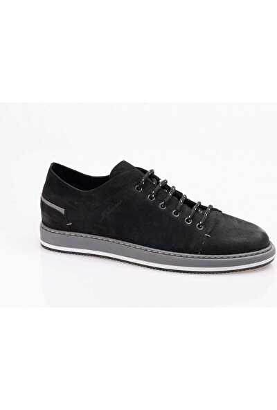 James Franco 6591 Erkek Trend Günlük Deri Sneaker Ayakkabı Siyah