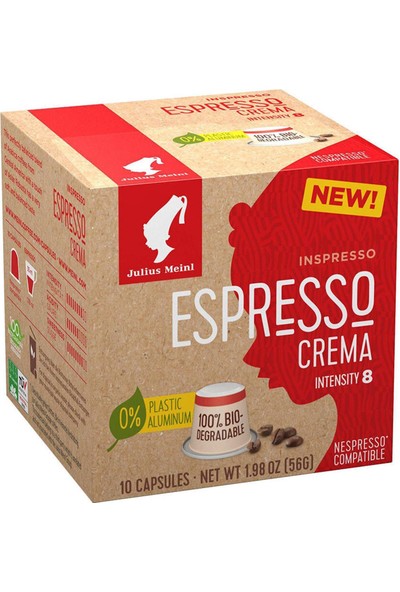 Julius Meinl Espresso Crema Kapsül Kahve 10'lu (Nespresso Uyu mlu)