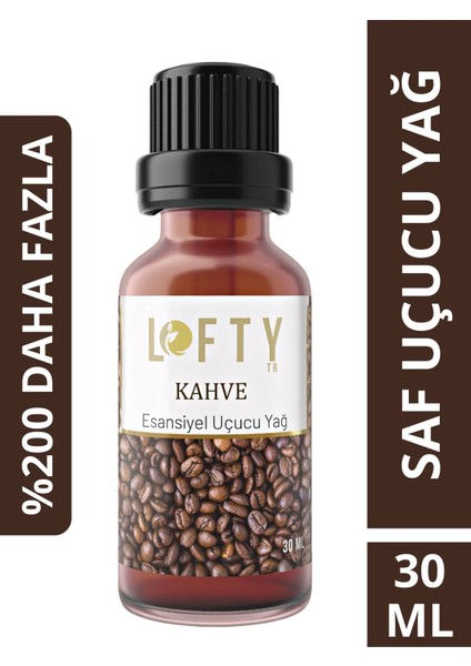 Kahve Uçucu Yağ Buhurdanlık Esansı Konsantre Oda Kokusu Uçucu Esans Buhur Yağı 30ML