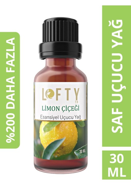 Limon Çiçeği Doğal Uçucu Yağ Saf Buhurdanlık Esansı Konsantre Oda Kokusu Esans Buhur Yağı 30 ml