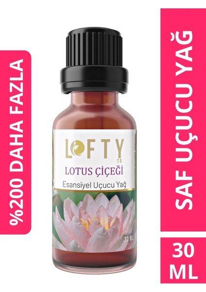 Lotus Çiçeği  Uçucu Yağ  Buhurdanlık Esansı Konsantre Oda Kokusu  Esans Buhur Yağı 30ML