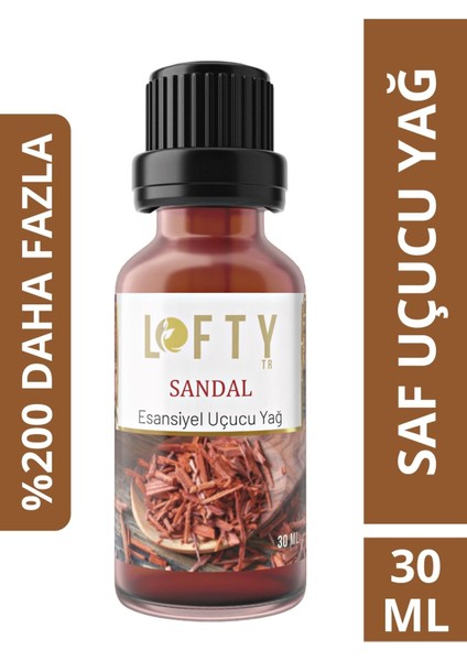 Sandal  Uçucu Yağ  Buhurdanlık Esansı Konsantre Oda Kokusu  Esans Buhur Yağı 30ML