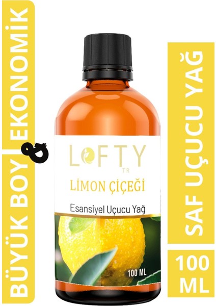 Limon Çiçeği Uçucu Yağ Buhurdanlık Esansı Oda Kokusu Uçucu Esansiyel Yağ Buhur Yağı 100ML