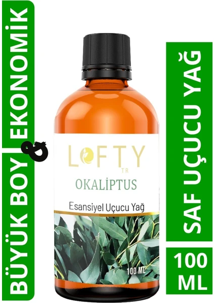 Okaliptus Uçucu Yağ Buhurdanlık Esansı Oda Kokusu Uçucu Esansiyel Yağ Buhur Yağı 100ML