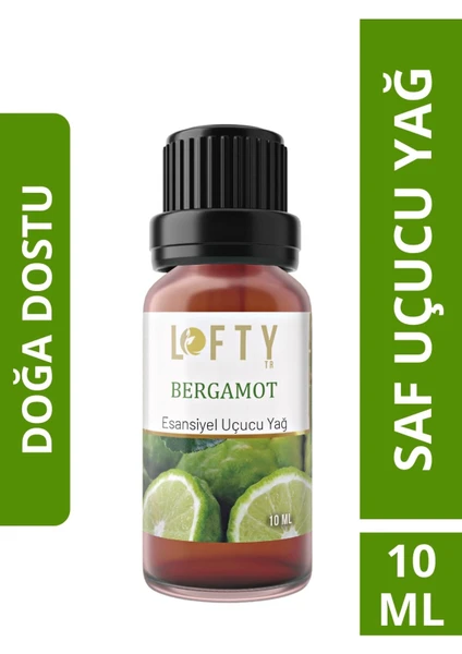 Bergamot  Uçucu Yağ  Buhurdanlık Esansı Konsantre Oda Kokusu Uçucu Esans Buhur Yağı 10 ml