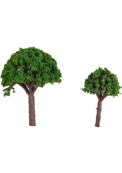 4x 50 Adet 1: 500 3 cm Model Demiryolu Manzarası Için Ağaçlar (Yurt Dışından) modelleri