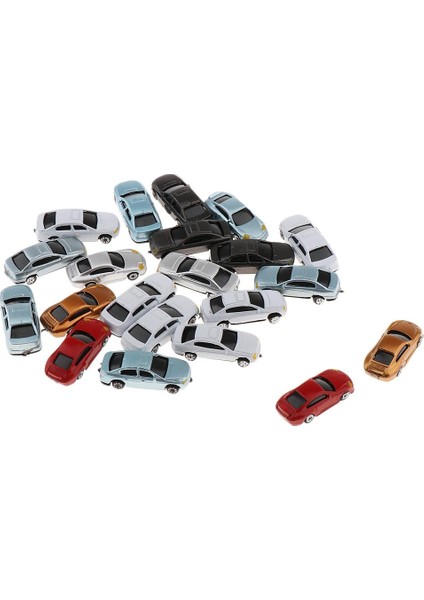 5x Ho Scale 1: 200/1: 150/1: 100 Boyalı Araba Modeli, Mini Peri Bahçe Kitleri Parçaları Dekor, 20 (Yurt Dışından) fırsatları