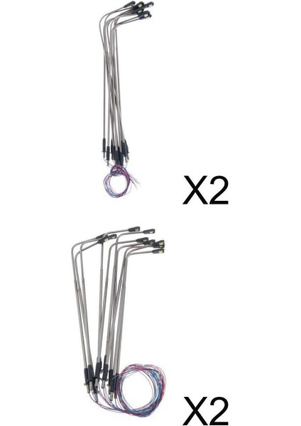 40'lı Mini Model Sokak Işıkları LED Sahne Düzeni 1:75 1: 100 Ho Oo Ölçer (Yurt Dışından)