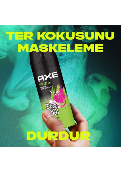 Erkek Deodorant & Bodyspray Epic Fresh 48 Saat Etkileyici Koku 150 ml