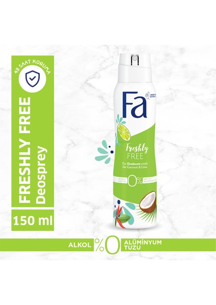Freshly Free Misket Limonu & Hindistan Cevizi Deosprey