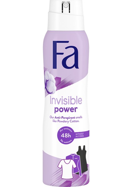 Invisible Power Kadın Terleme Karşıtı Deosprey 150 Ml