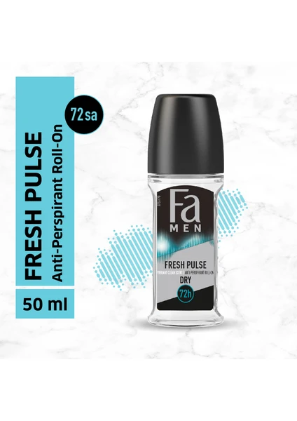 Men Fresh Pulse Terleme Karşıtı Roll-On 50 Ml Erkek 1 Adet