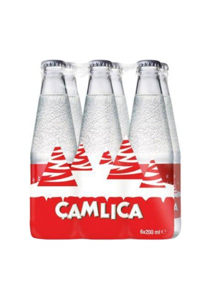 Çamlıca Sade Cam Şişe Gazoz (6 x 200 Ml)
