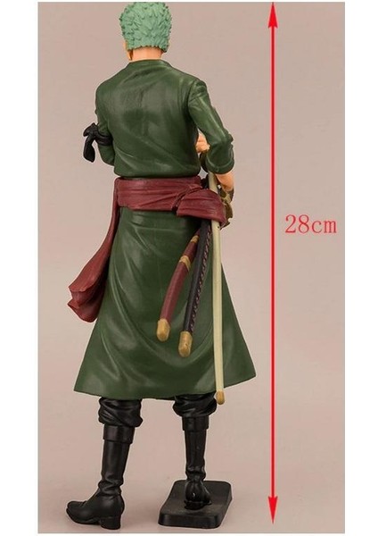 One Piece Anime 3droronoa Zoro Büyük Aciton Figür Oyuncak 29 cm