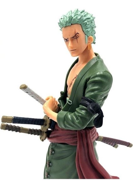 One Piece Anime 3droronoa Zoro Büyük Aciton Figür Oyuncak 29 cm