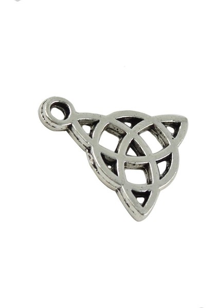 50 Adet Boncuk Düğüm Triquetra Antik Gümüş Charm PENDANTS15 x 17MM (Yurt Dışından) fırsatları