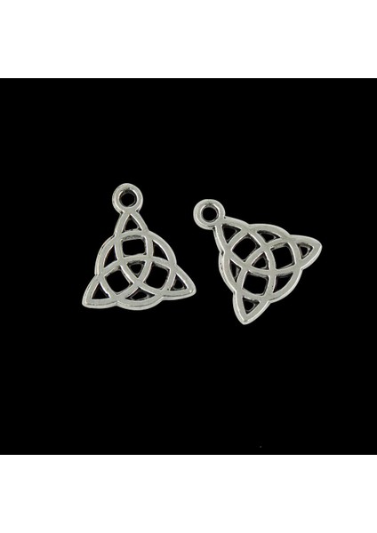 50 Adet Boncuk Düğüm Triquetra Antik Gümüş Charm PENDANTS15 x 17MM (Yurt Dışından) indirimleri