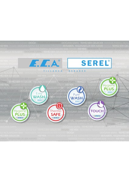 Eca Delta Banyo Bataryası+T-May Banyo Çamlıca Kare Tepe Duş Takımı Seti Paslanmaz Krom indirimleri