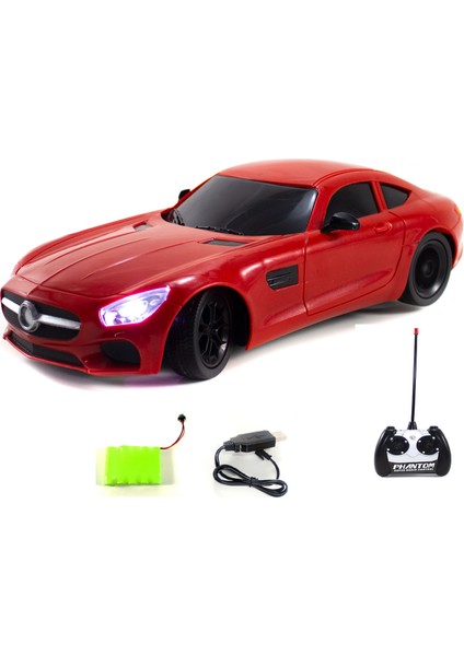 1:14 Uzaktan Kumandalı Mercedes Gtr Işıklı Şarjlı