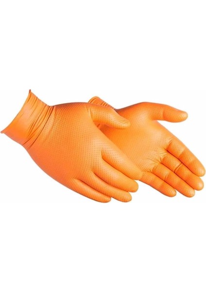 Nt-I Glove Turuncu Nitril Eldiven Pudrasız 50Lİ Xl Beden