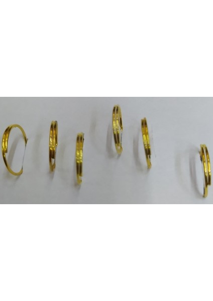 Küpe Kolye Takı Anahtarlık Olta Birbirine Ekleme Aparatı Altın Metal Avize Kancası (100) Adet Avize Bağlantı Halkası 10MM fırsatları